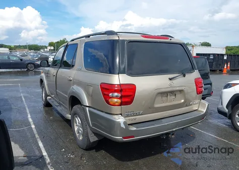 2004 Toyota Sequoia Sr5 V8 z USA, uszkodzony, nr VIN 5TDBT44A34S211237